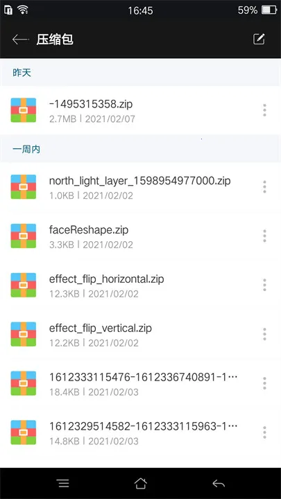 rar��ѹ�ļ�(�ļ���ѹ����)v5.91.build93 �ֻ����ͼ