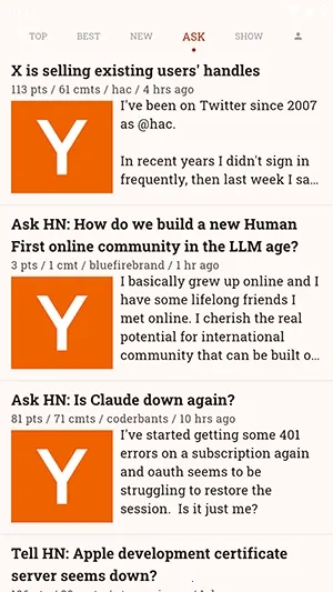 Hacki(HackerNews�ͻ���)v3.0.0 ��Ѱ��ͼ