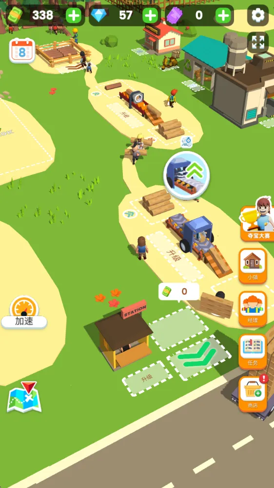 小小木材商免广告无限钻石破解版 小小木材商免广告无限钻石破解版