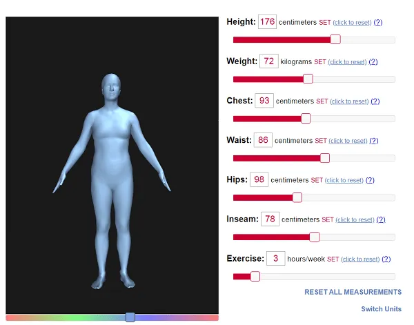 BodyVisualizer(体型模拟软件) BodyVisualizer(体型模拟软件)